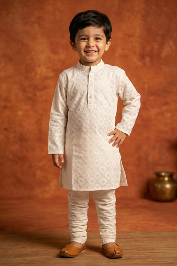 Ivory Boy's Kurta
