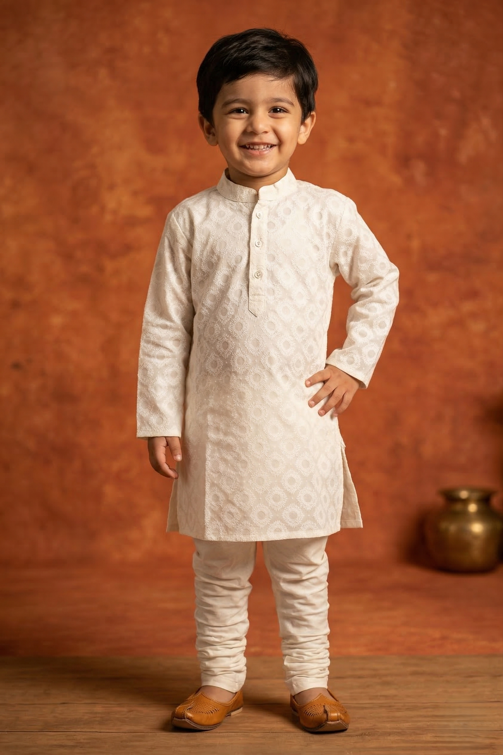 Ivory Boy's Kurta