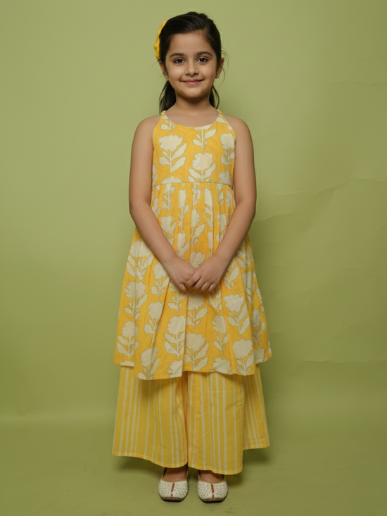 Yellow Kurta Sharara