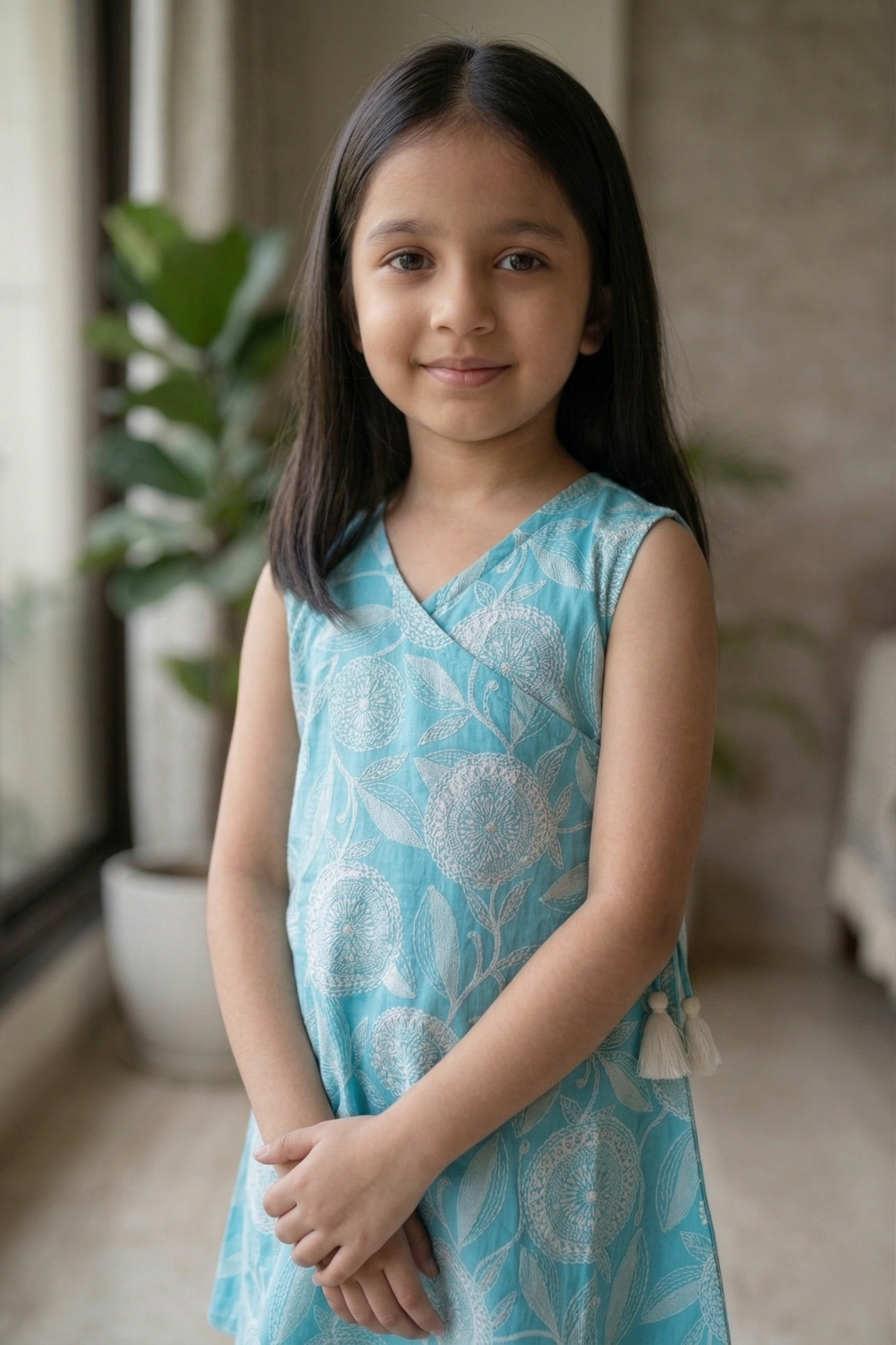 Aqua Blue Kurta Pant