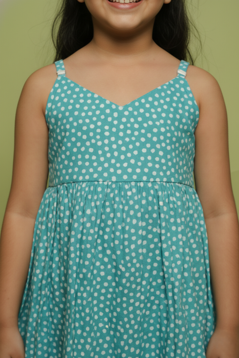 Sea Blue Frock