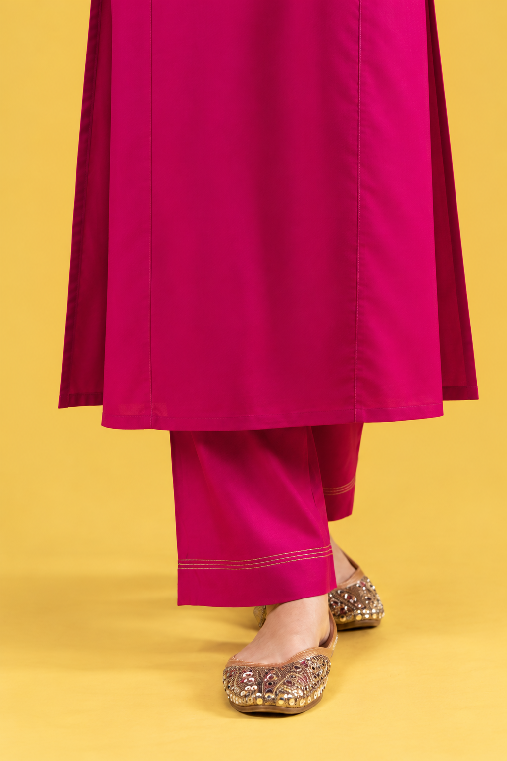 Falsa Chanderi Kurta Dupatta Set