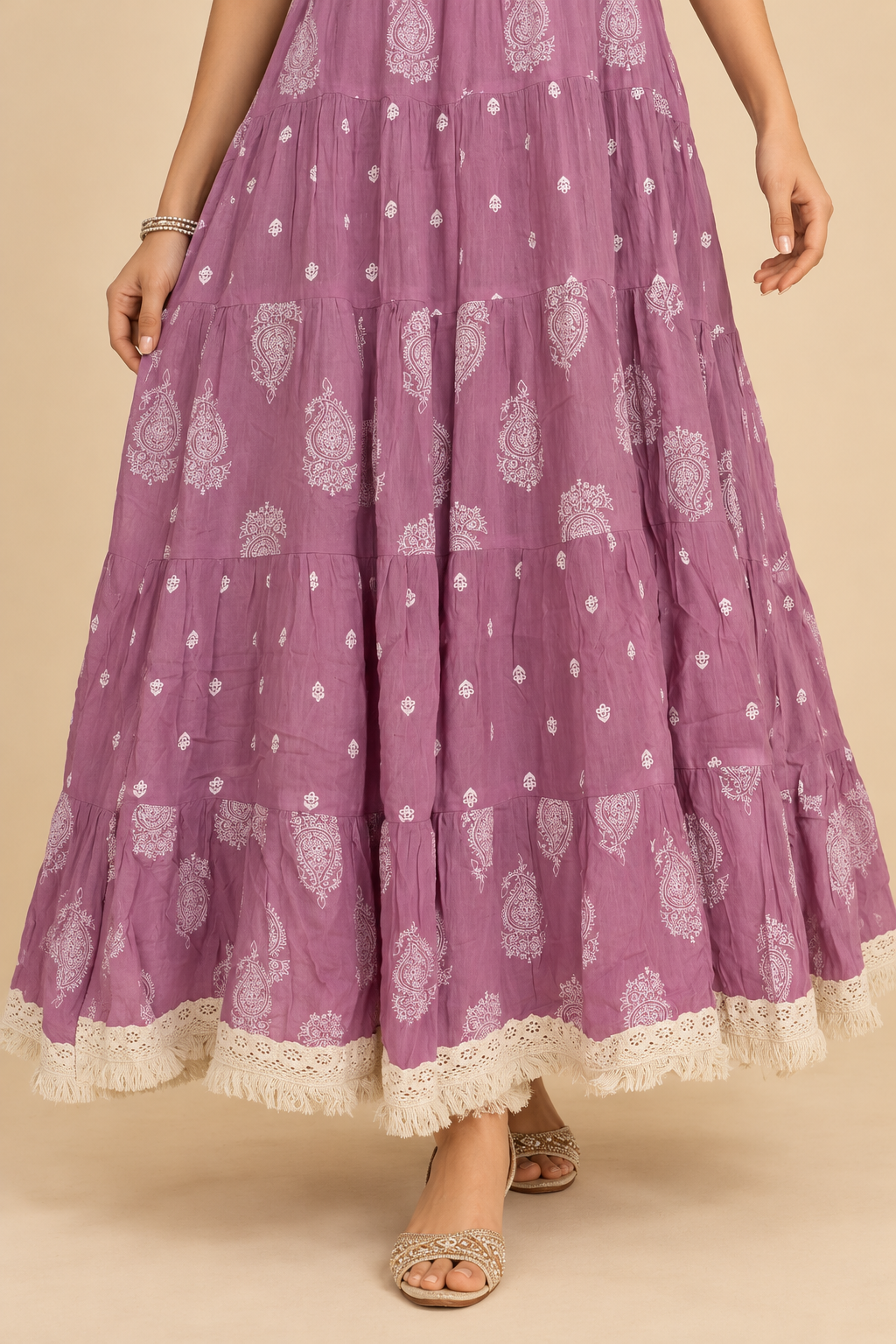 Magenta Pink Cotton Dress