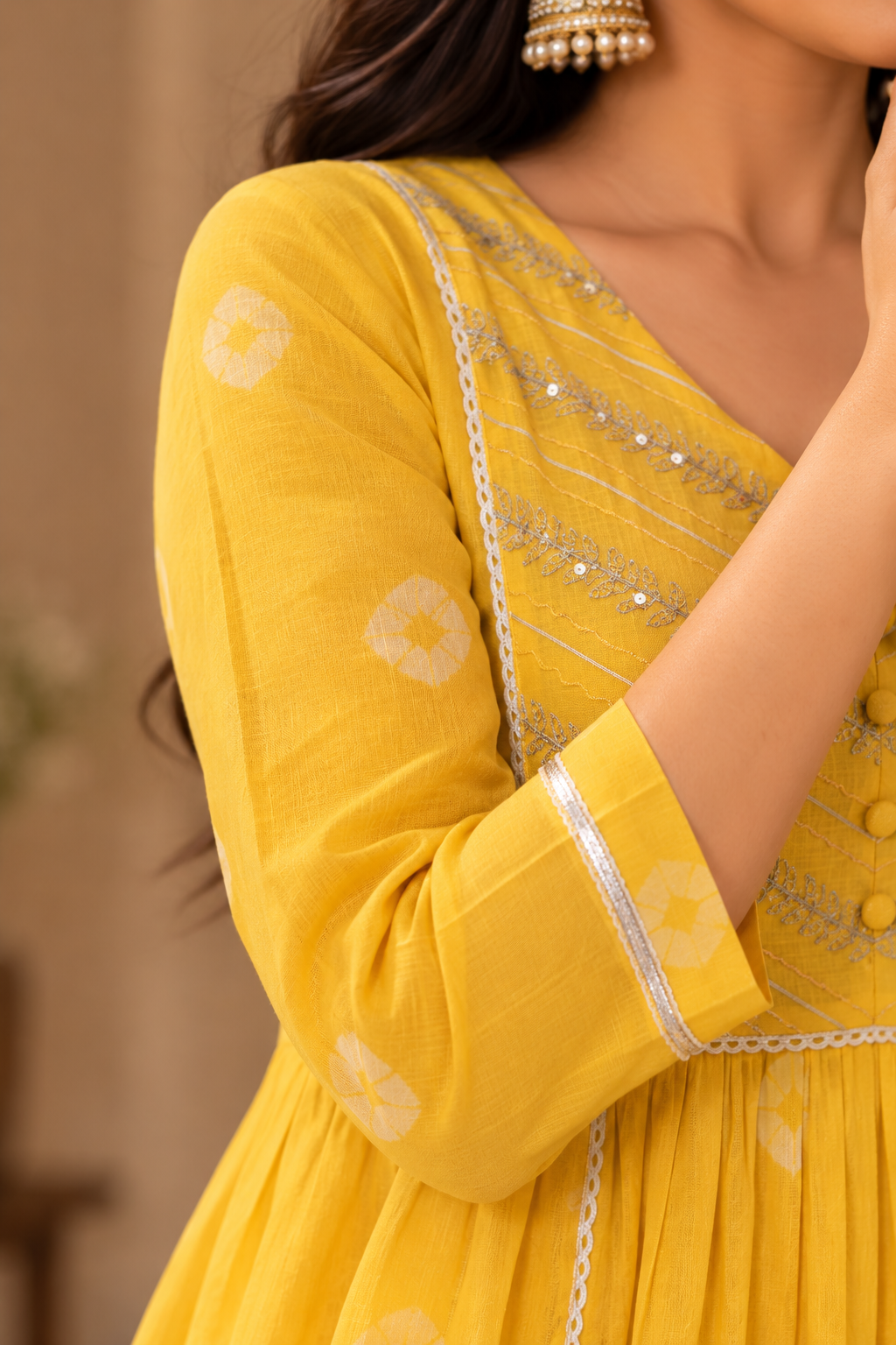 Yellow Laheriya Complete Suit set
