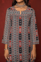 Ekaya Grey Cotton Kurta