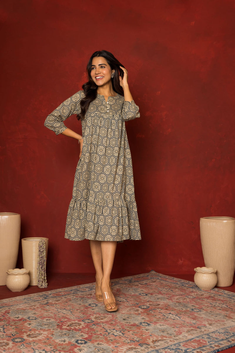 Cheshta Cotton One-Piece Dress