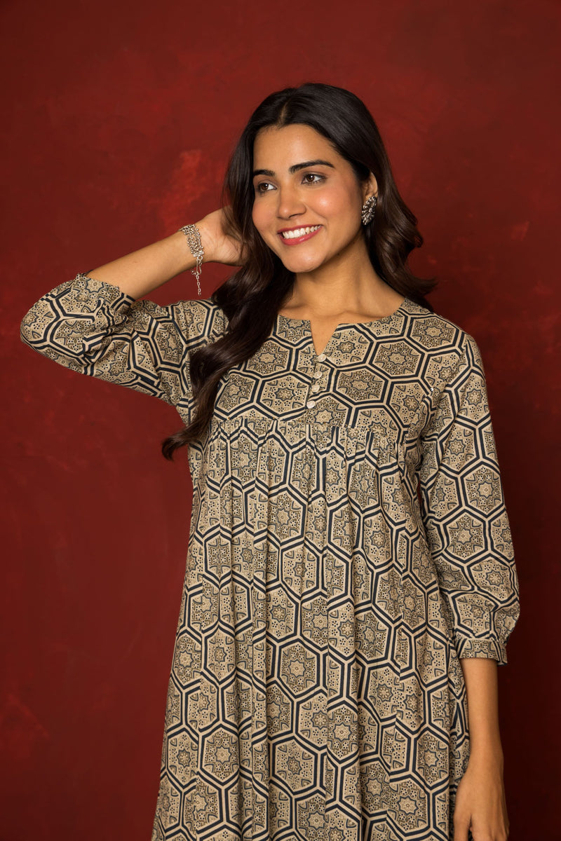 Cheshta Cotton One-Piece Dress