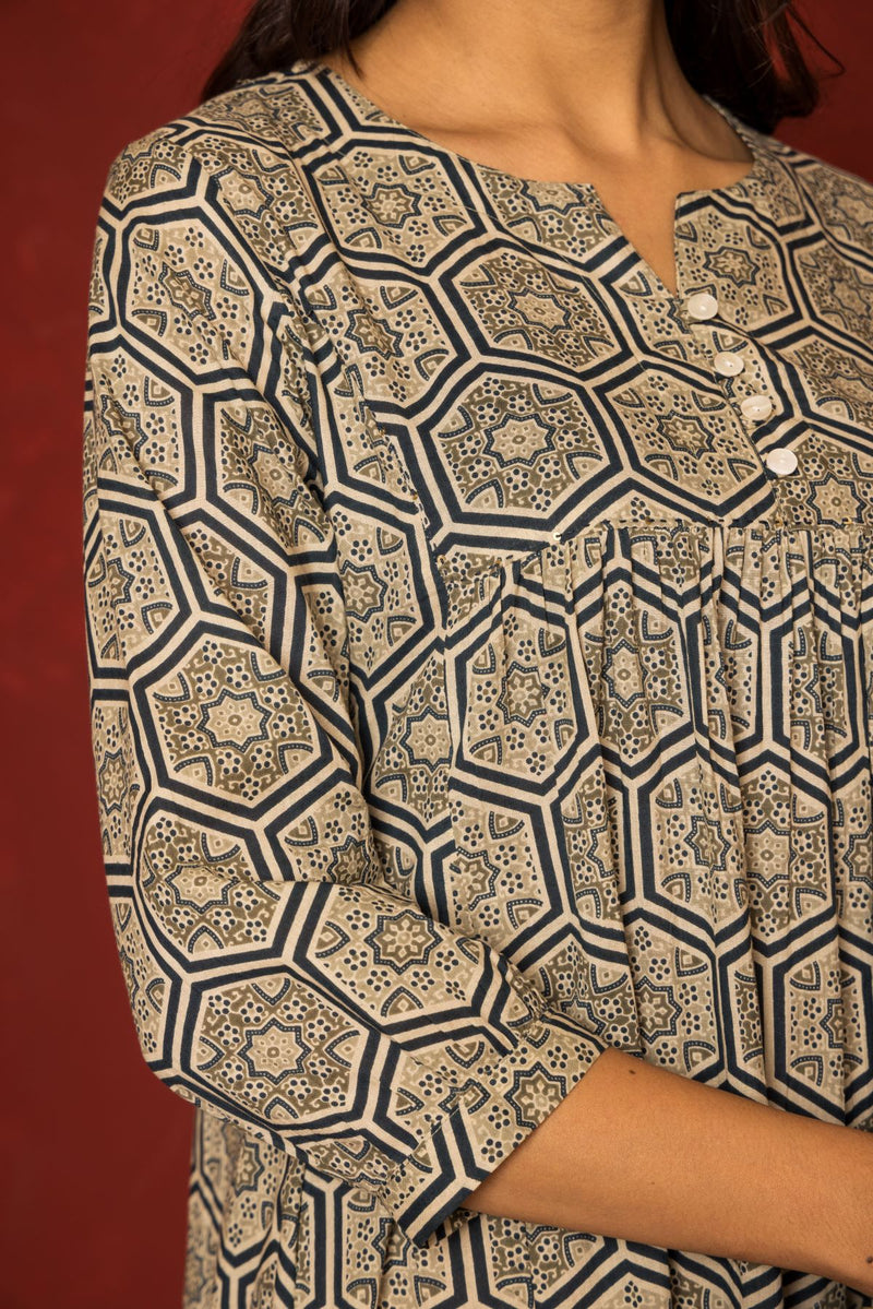 Cheshta Cotton One-Piece Dress