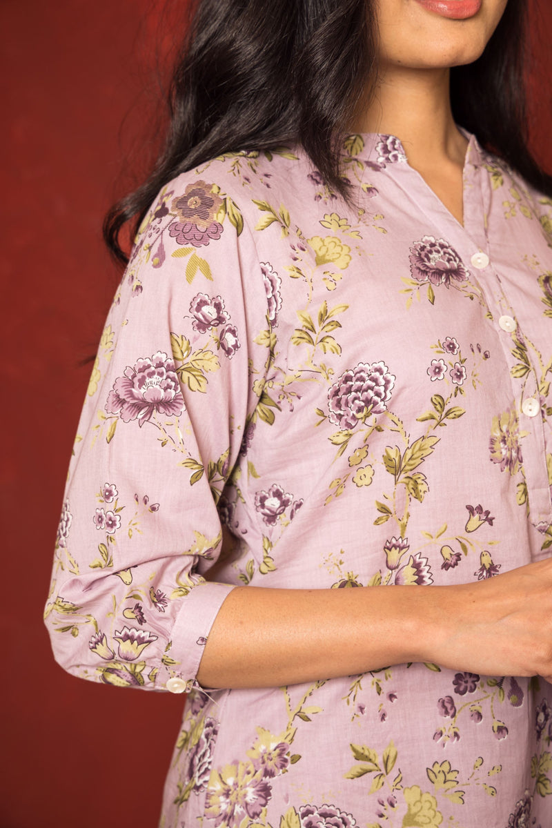 Maure Cotton Floral Lounge Wear For Women's