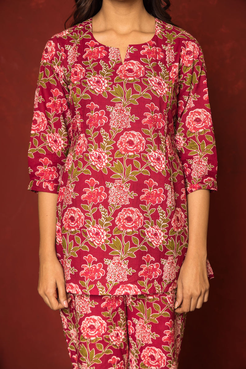 Falsa Cotton Printed Lounge Wear For Women's