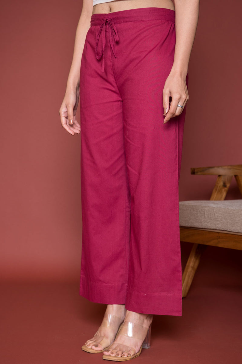 Falsa Cotton Palazzo For Women's