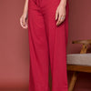 Maroon Cotton Palazzo For Women's