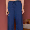 Indigo Cotton Palazzo For Women's