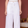 White Lukhnawi Palazzo For Women's