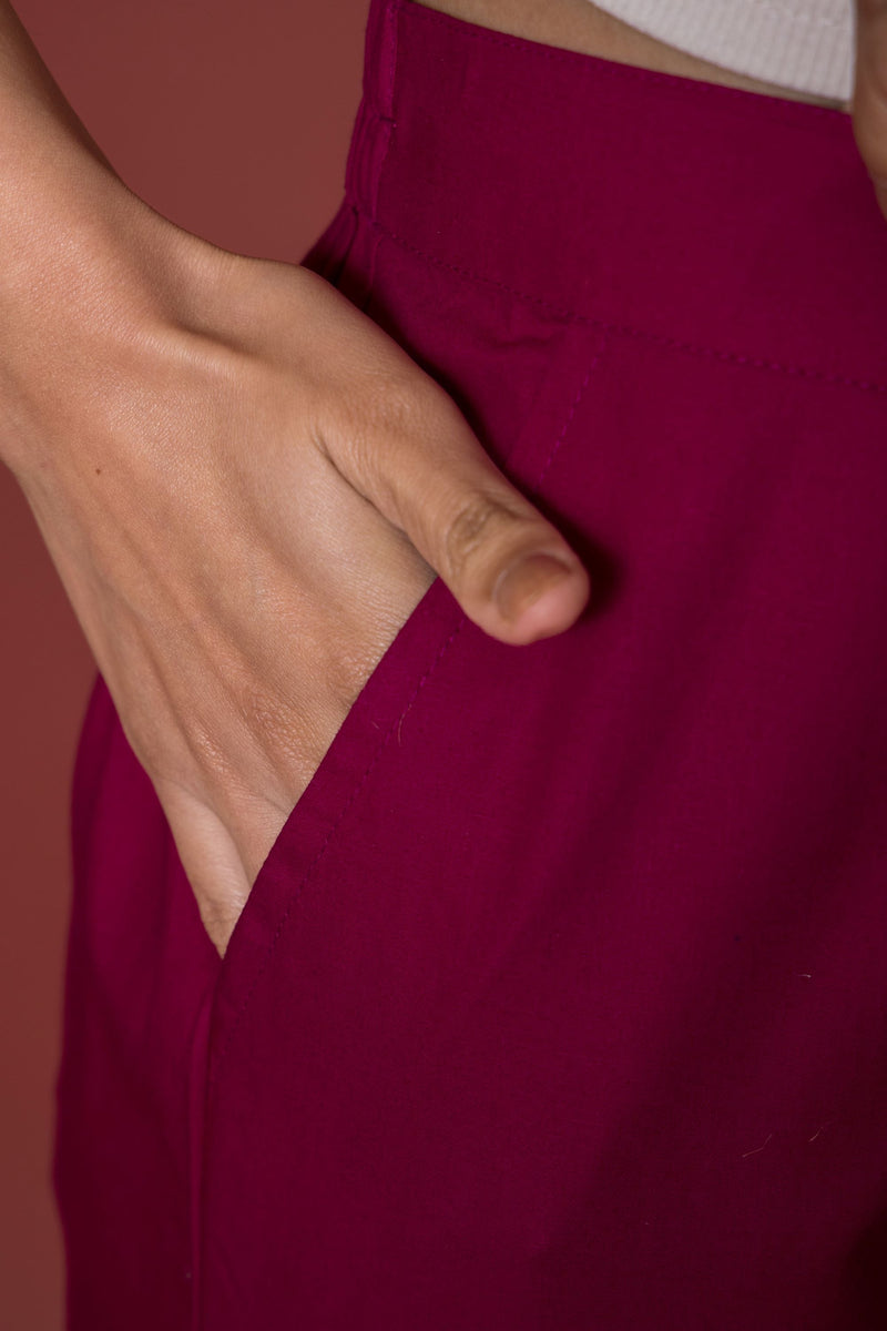 Falsa Cotton Pant For Women's