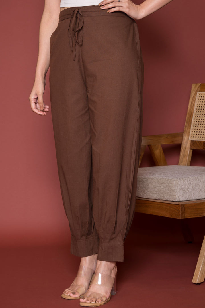Pleated Cotton Salwar-Pure cotton