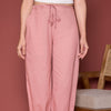 Pleated Cotton Salwar-Pure cotton-Onion Pink