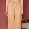 Pleated Cotton Salwar-Pure cotton Camel