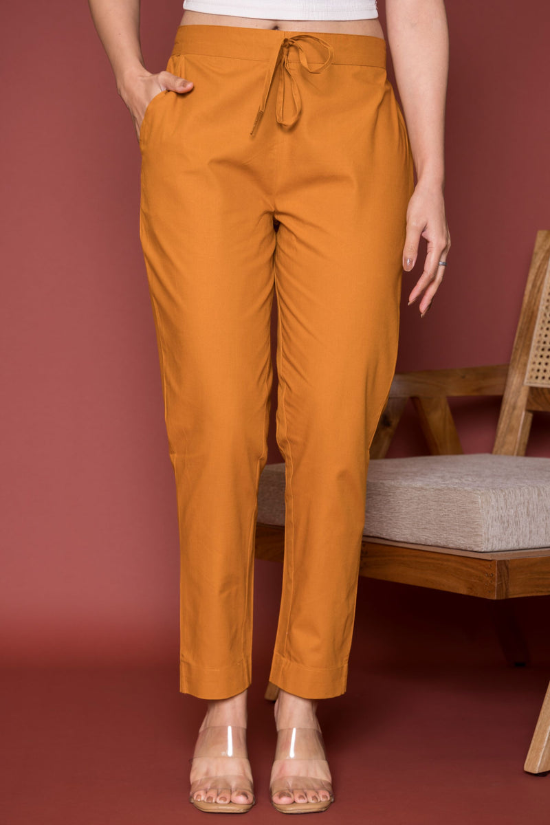 Bourbon Cotton Pant For Women's