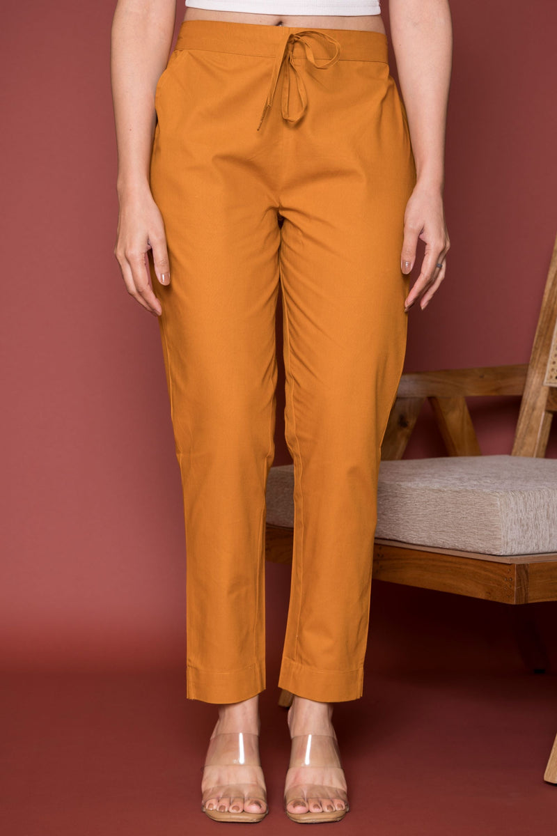 Bourbon Cotton Pant For Women's