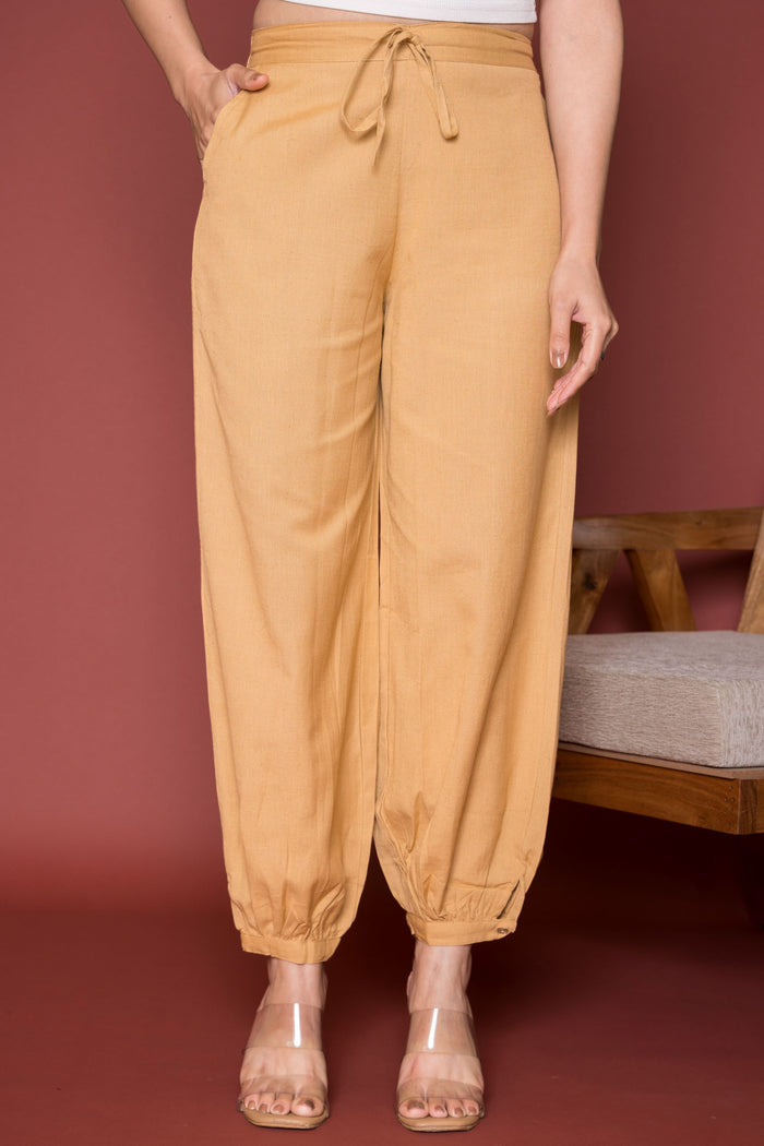 Camel Cotton Dhoti For Women's