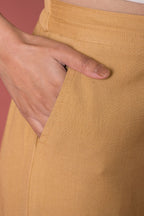 Camel Cotton Dhoti For Women's