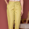 Algae Green Cotton Pant