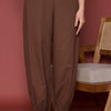 Brown Cotton Dhoti For Women's