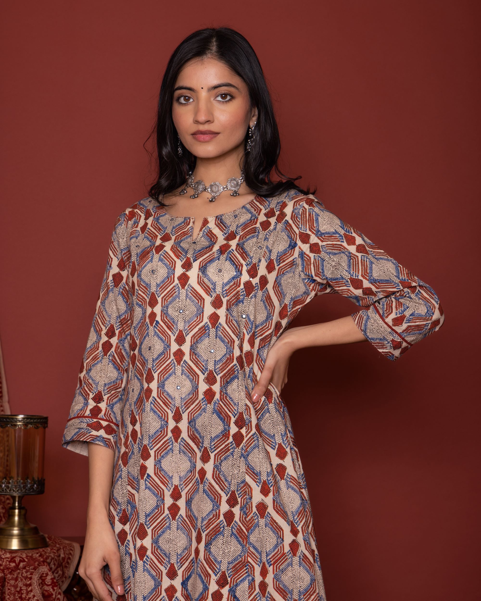 POSHITA A LINE KURTA