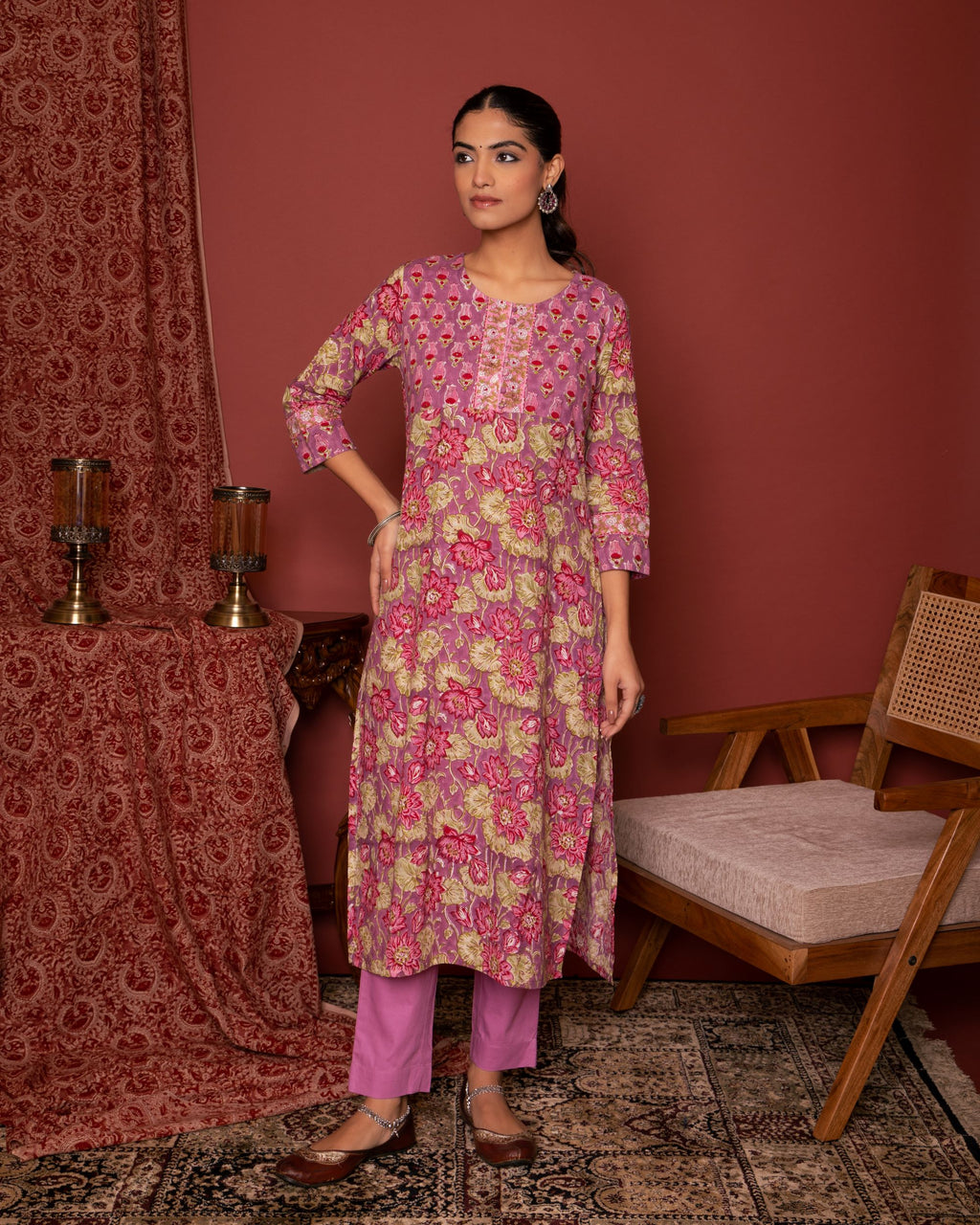 TEJASVI KURTA-DUPATTA SET (Pant Not Included)