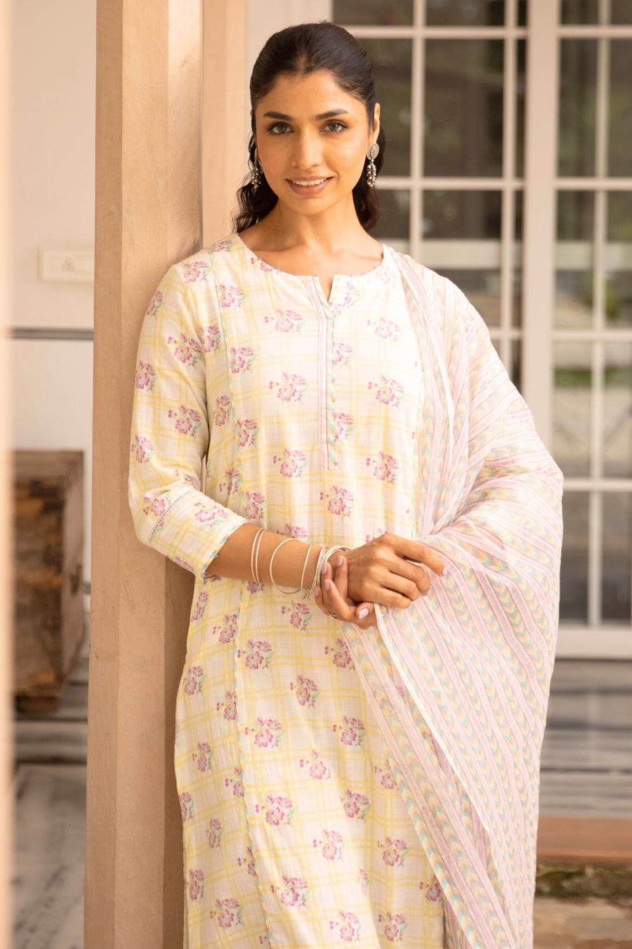 Multicolor Complete Suit Set