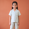 Mint Green And White Lounge Wear