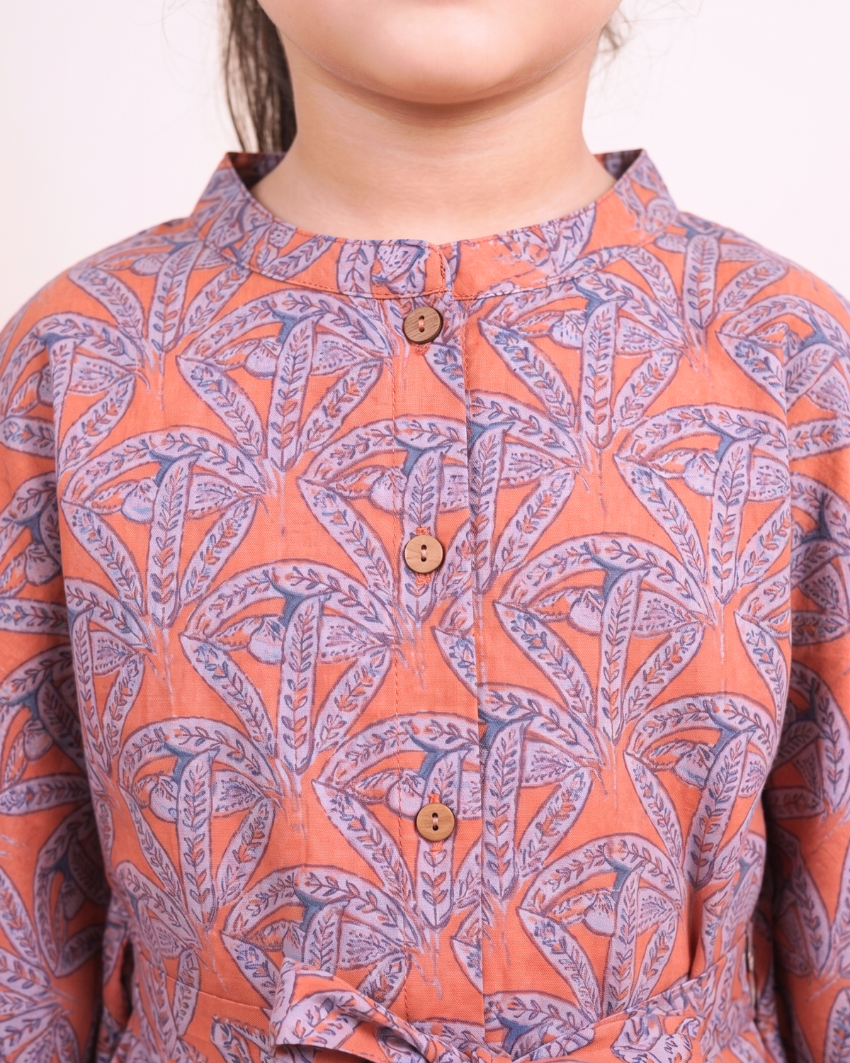 Coral Orange Kaftan