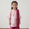 Light Pink & Magenta Kurta Salwar Dupatta