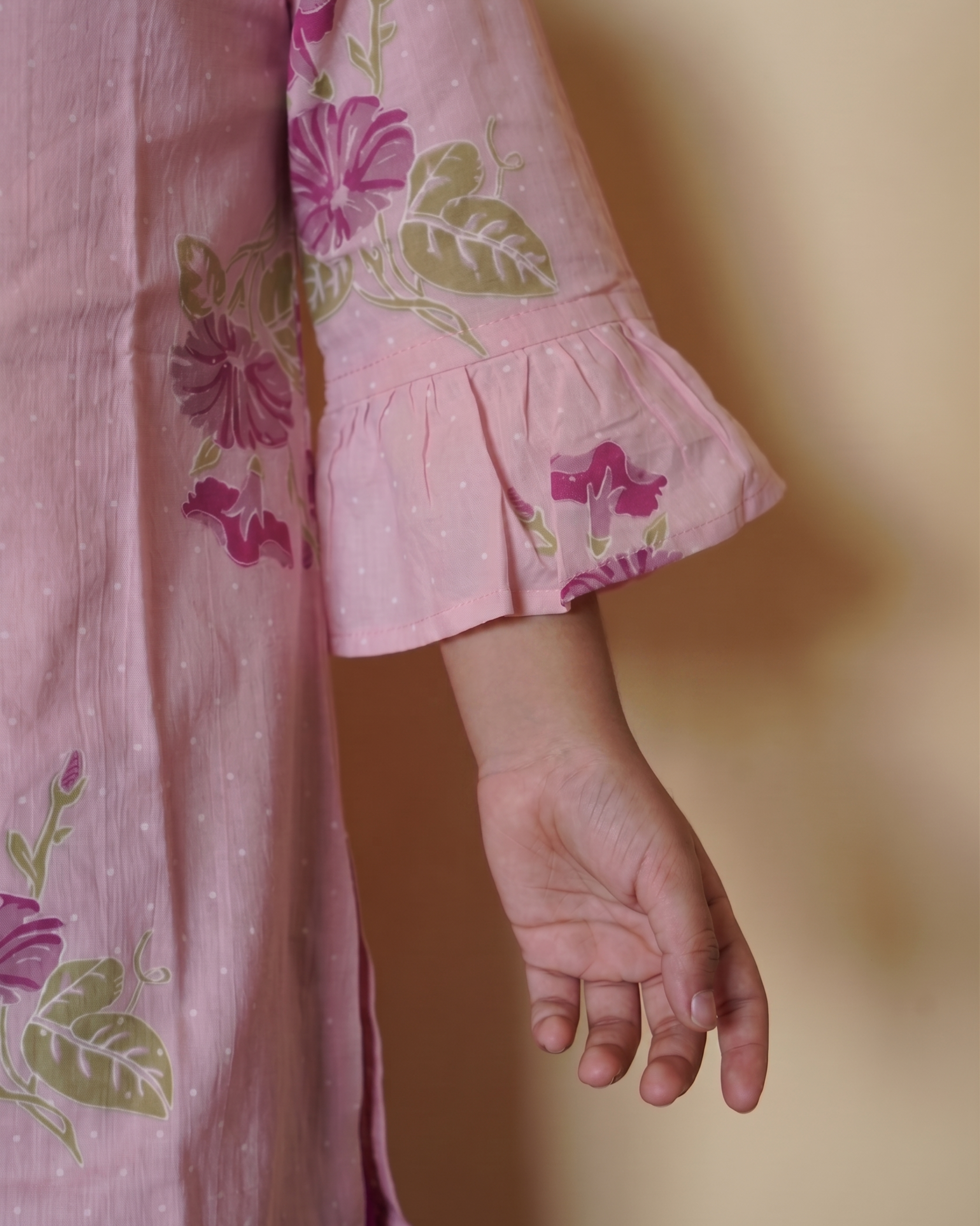 Light Pink & Magenta Kurta Salwar Dupatta