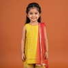 Lime Yellow Kurta Sharara Dupatta