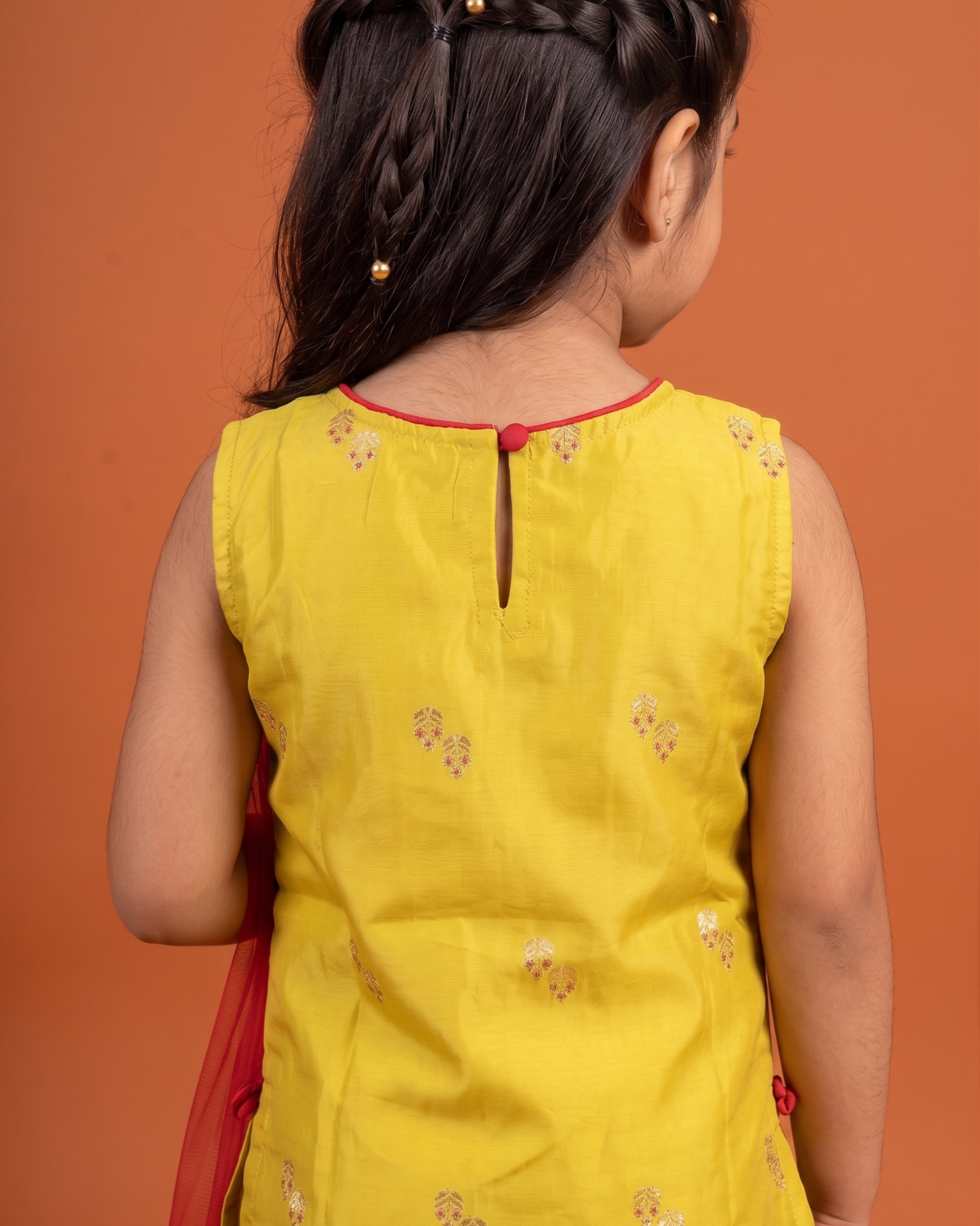 Lime Yellow Kurta Sharara Dupatta