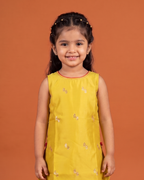 Lime Yellow Kurta Sharara Dupatta