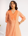 Orange Kurta(Pant Not Included)