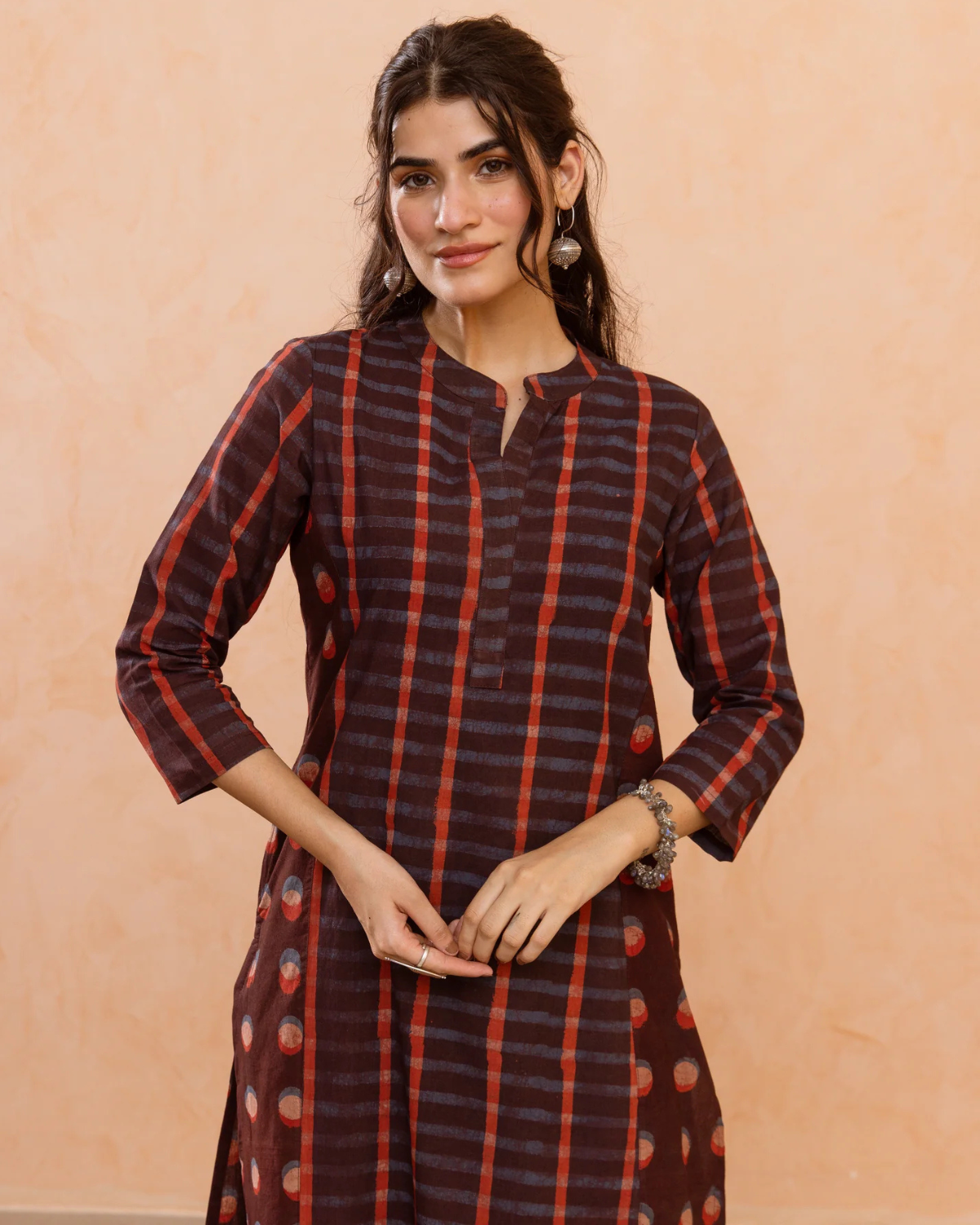 Brown Kurta (Pant Not Included)