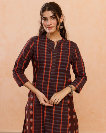Brown Kurta (Pant Not Included)