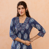 Navy Blue Kurta ( Pant Not Included )