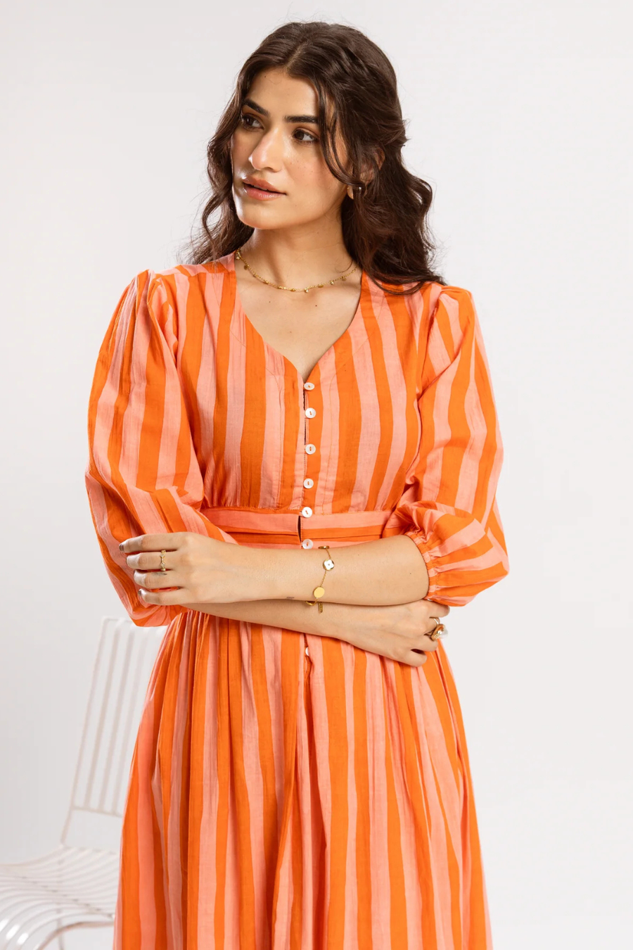 Bright Orange Dress
