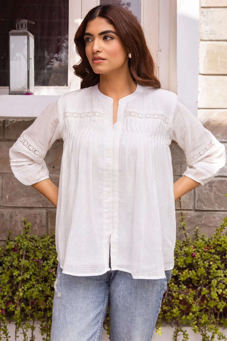 White Short Top