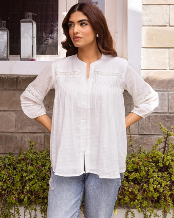 White Short Top