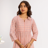 Peach kurta ( Pant Not Included )