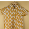 Yellow Cotton Printed Boy's Shirts