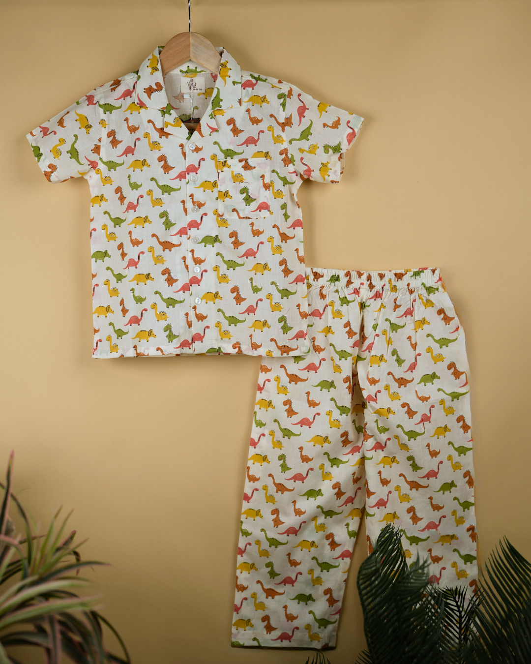 OFF WHITE COTTON LOUNGE WEAR