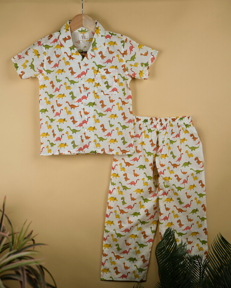 OFF WHITE COTTON LOUNGE WEAR