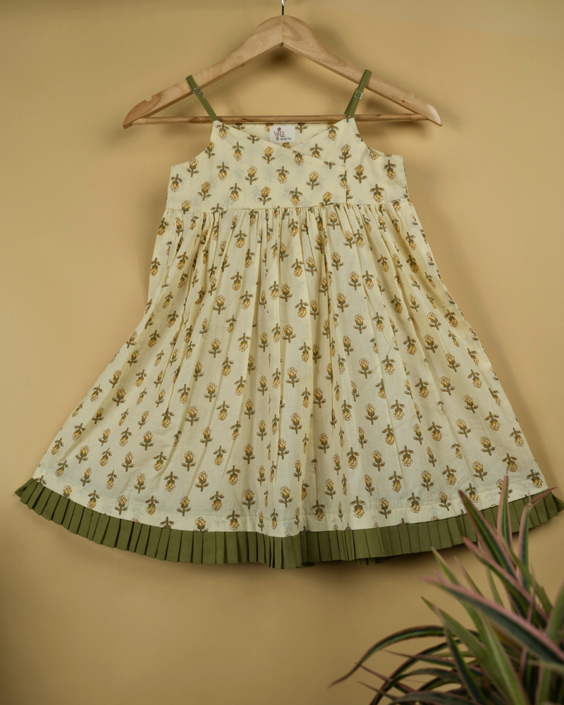 Light Yellow Cotton Frock